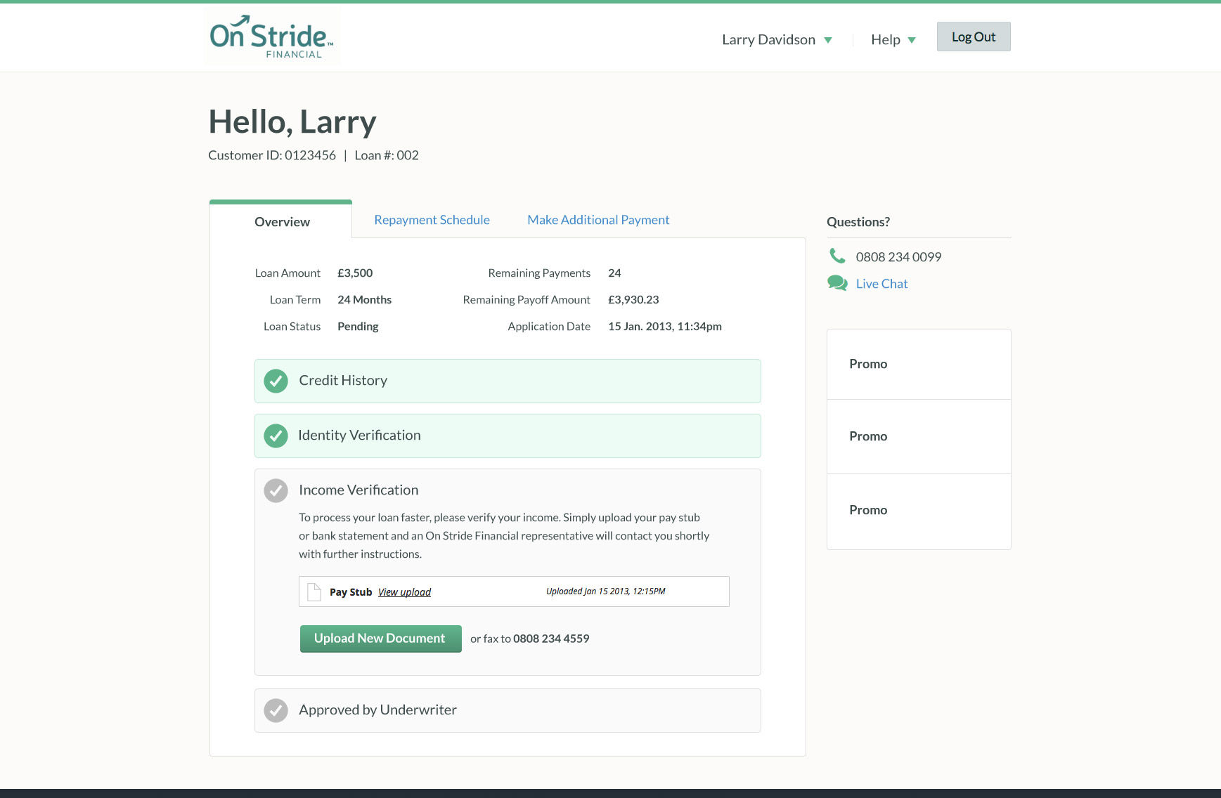 Account Page